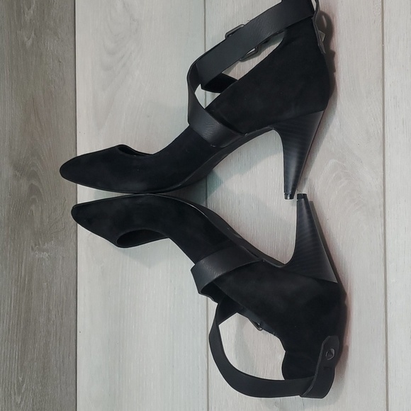 Joe's JeansWomens Comfort Ankle Leather Strap Heels Leather Sandals shoes 10 - Picture 9 of 12